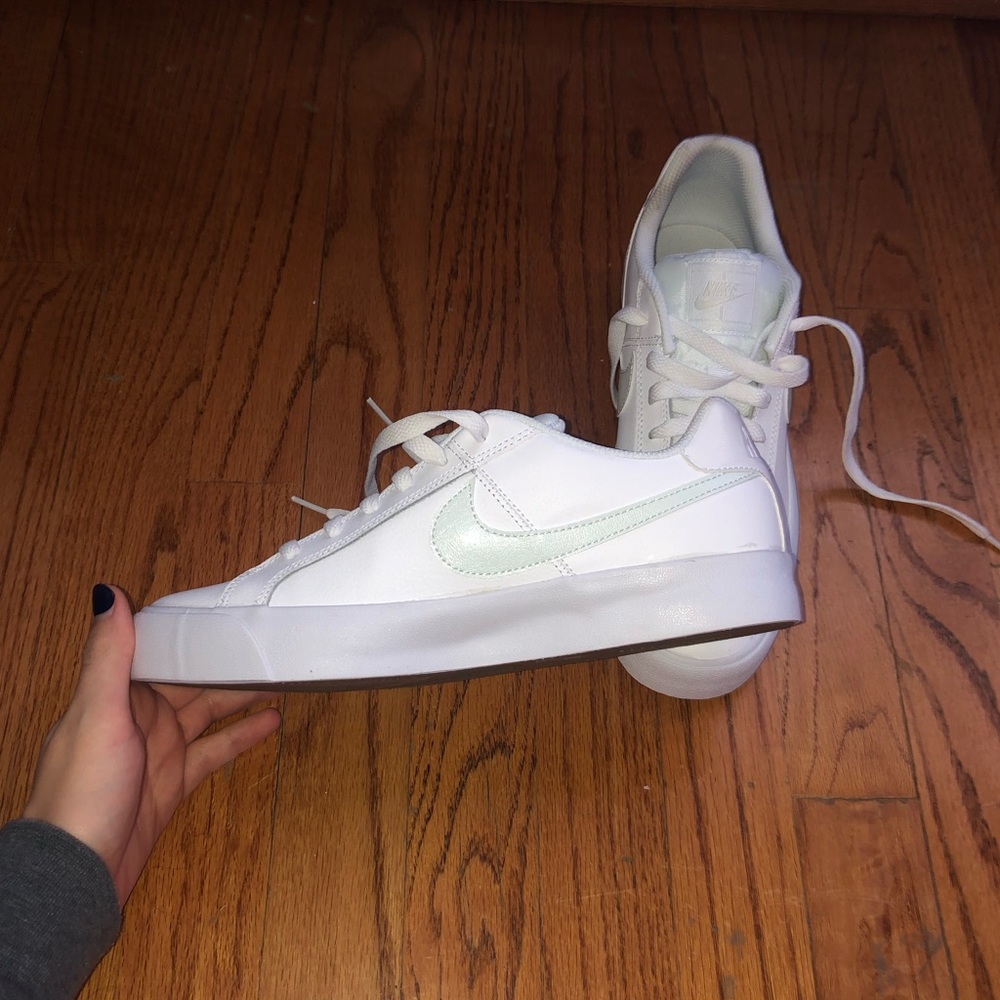 White Nike Court Sneakers